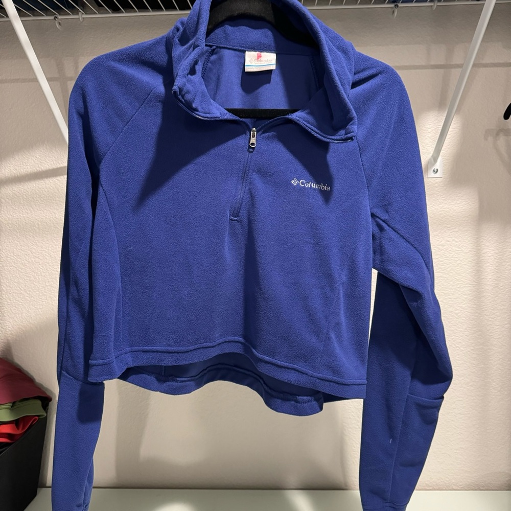 Columbia Women's Blue Fleece Pullover Top
